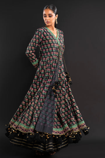 Alkaram Studio FC-C-23D-24-Black Online Shopping